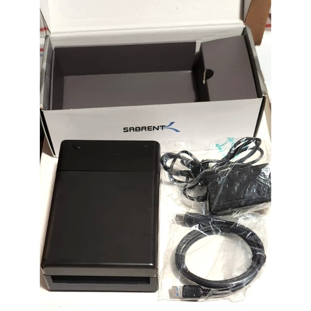 Sabrent EC-DFFN USB 3.0 SATA HDD SSD Docking Station Cooling Fan Tested